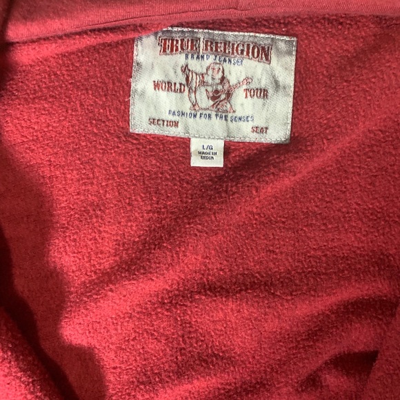 True Religion Half Zip hoodie - Picture 2 of 3